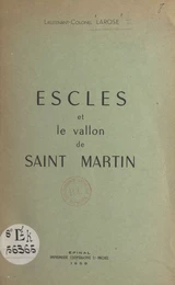 Escles et le vallon de Saint Martin