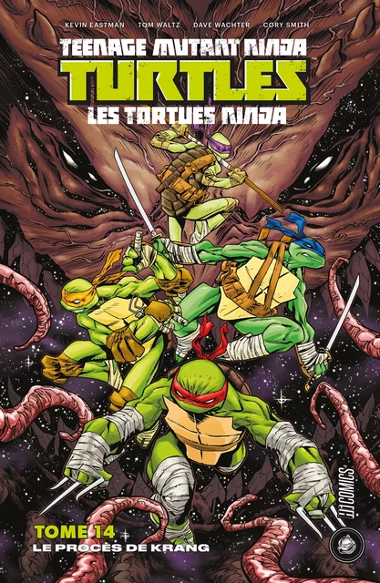 Les Tortues Ninja - TMNT, T14 : Le Procès de Krang - Tom Waltz, Mateus Santolouco, Kevin Eastman, Cory Smith, Dave Wachter - HiComics