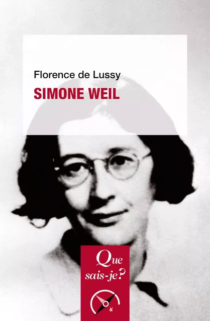 Simone Weil - Florence de Lussy - Humensis