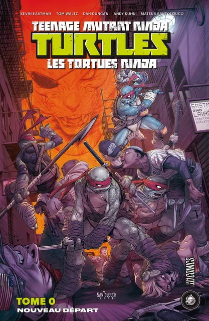 Les Tortues Ninja - TMNT : Nouveau Départ - Tom Waltz, Mateus Santolouco, Kevin Eastman, Peter Laird, Andy Kuhn, Dan Duncan - HiComics