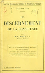 Le discernement de la conscience