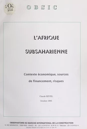 L'Afrique subsaharienne