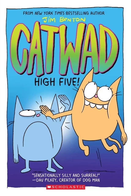 High Five! A Graphic Novel (Catwad #5) - Jim Benton - Scholastic Inc.