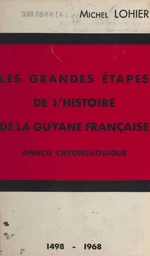 Les grandes étapes de l'histoire de la Guyane française