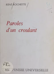 Paroles d'un croulant