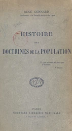 Histoire des doctrines de la population