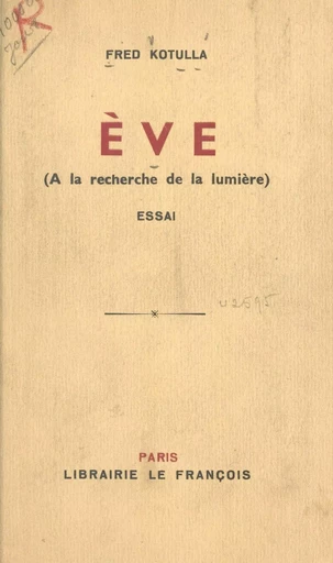 Ève - Fred Kotulla - FeniXX réédition numérique