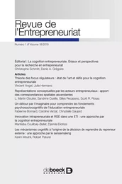 Revue de l’Entrepreneuriat