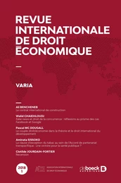 Revue internationale de droit économique