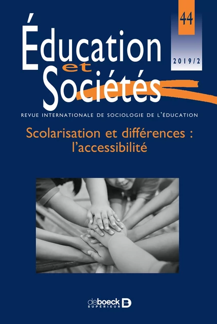 Éducation et sociétés -  Collectif - Revues De Boeck Supérieur