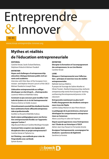 Entreprendre & Innover -  Collectif - Revues De Boeck Supérieur