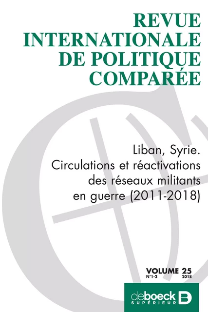 Revue internationale de politique comparée -  Collectif - Revues De Boeck Supérieur