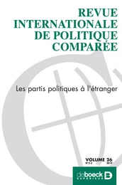 Revue internationale de politique comparée