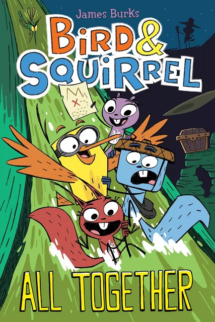 Bird & Squirrel All Together: A Graphic Novel (Bird & Squirrel #7) - James Burks - Scholastic Inc.