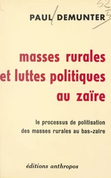 Masses rurales et luttes politiques au Zaïre