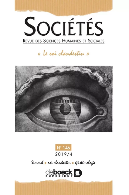 Sociétés -  Collectif - Revues De Boeck Supérieur