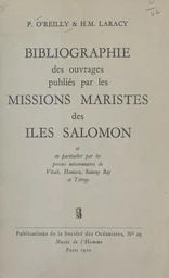 Bibliographie des ouvrages publiés par les missions maristes des îles Salomon