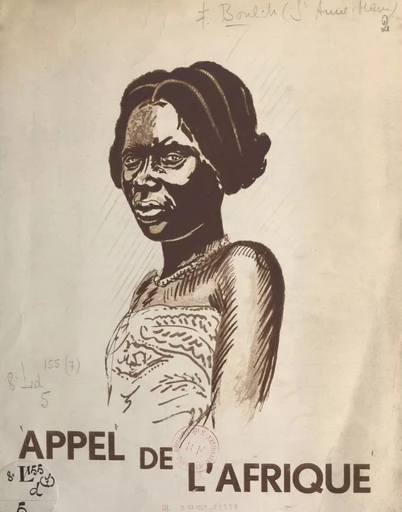 Appel de l'Afrique - Anne-Marie Boulet - FeniXX réédition numérique