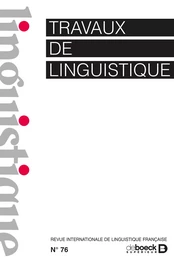 Travaux de linguistique