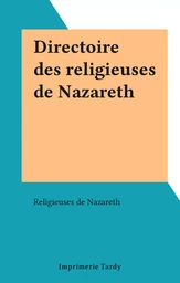 Directoire des religieuses de Nazareth