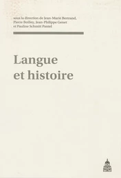 Langue et histoire