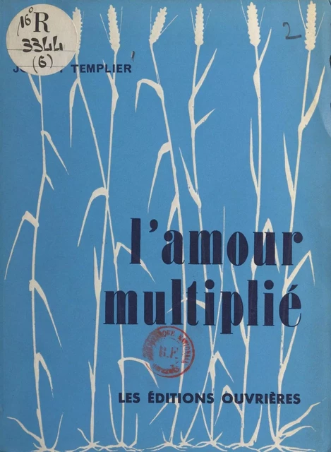 L'amour multiplié - Joseph Templier - FeniXX réédition numérique