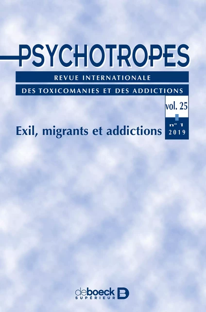 Psychotropes -  Collectif - Revues De Boeck Supérieur