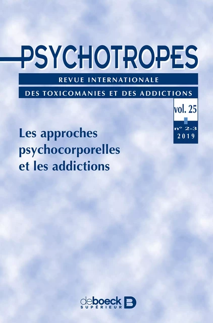 Psychotropes -  Collectif - Revues De Boeck Supérieur