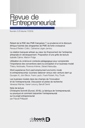 Revue de l’Entrepreneuriat