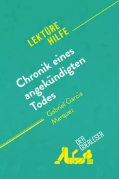 Chronik eines angekündigten Todes von Gabriel García Márquez (Lektürehilfe)