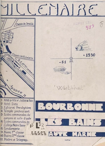 Deuxième millénaire de Bourbonne-les-Bains - Frédéric Westphal - FeniXX réédition numérique