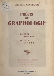 Précis de graphologie