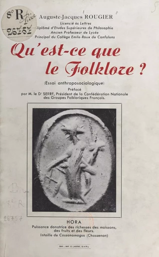 Qu'est-ce que le Folklore ? - Auguste-Jacques Rougier - FeniXX réédition numérique