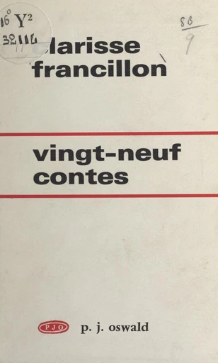 Vingt-neuf contes - Clarisse Francillon - FeniXX réédition numérique