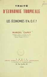 Traité d'économie tropicale