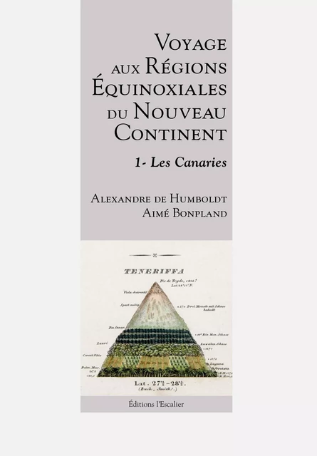 Voyage aux Régions Équinoxiales du Nouveau Continent - Tome 1 - Canaries - Alexandre de Humboldt, Aimé Bonpland - Editions l'Escalier