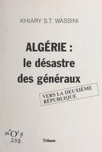 Algérie - Khiary S. T. Wassini - FeniXX réédition numérique