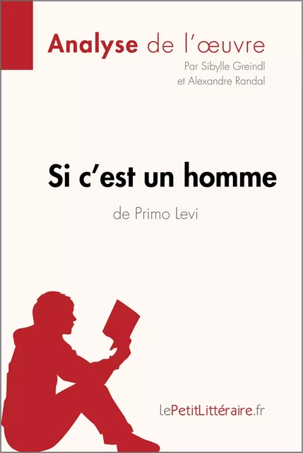 Si c'est un homme de Primo Levi (Analyse de l'œuvre) -  lePetitLitteraire, Sibylle Greindl, Alexandre Randal - lePetitLitteraire.fr