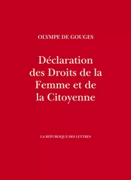 Déclaration des Droits de la Femme et de la Citoyenne