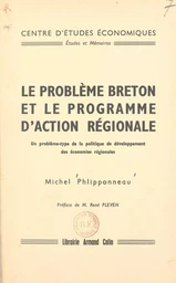 Le problème breton et le programme d'action régionale