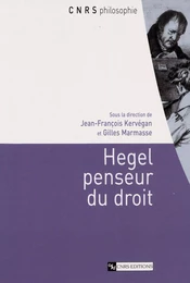 Hegel penseur du droit