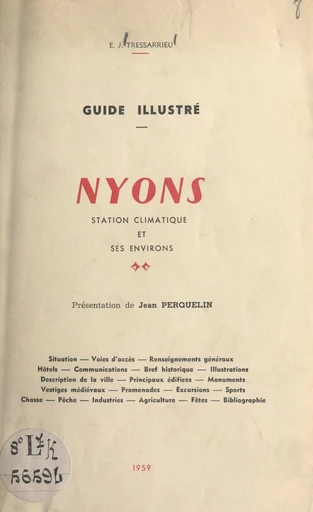 Guide illustré : Nyons - E. J. Tressarrieu - FeniXX réédition numérique