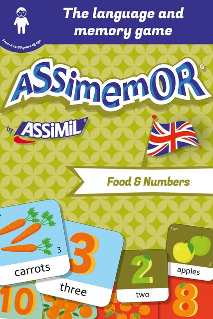 Assimemor – My First English Words: Food and Numbers - Jean-Sébastien Deheeger,  Céladon - Assimil