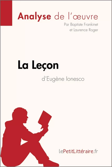 La Leçon d'Eugène Ionesco (Analyse de l'oeuvre) -  lePetitLitteraire, Baptiste Frankinet, Laurence Roger - lePetitLitteraire.fr