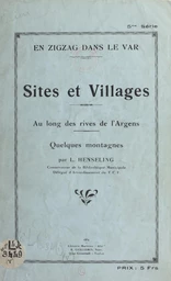 Sites et villages au long des rives de l'Argens