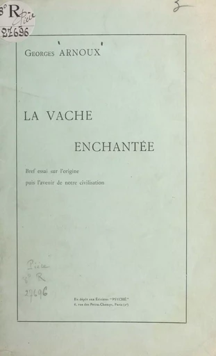 La vache enchantée - Georges Arnoux - FeniXX réédition numérique