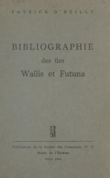 Bibliographie des îles Wallis et Futuna