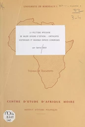 La politique africaine de Valéry Giscard d'Estaing