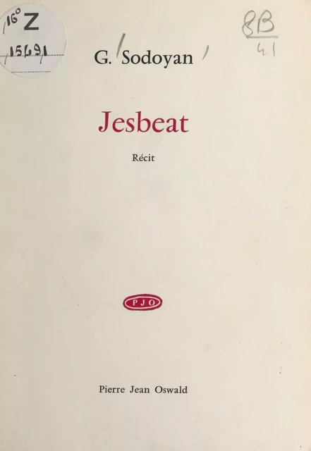 Jesbeat - G. Sodoyan - FeniXX réédition numérique