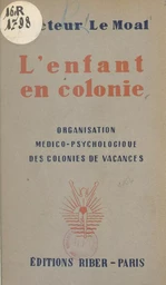 L'enfant en colonie